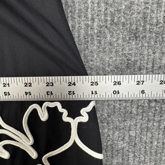 Chicos Maxi Dress Womens 2/12 Popover With Embroidery Pima Cotton Coastal Preppy - Picture 14 of 16